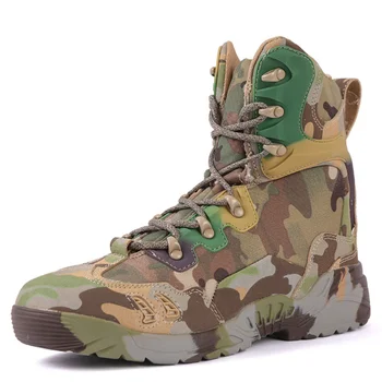 Мужские тактические военные ботинки, камуфляжная походная охотничья обувь, мужские рабочие кроссовки в джунглях, мужские дышащие боевые кроссовки в пустыне