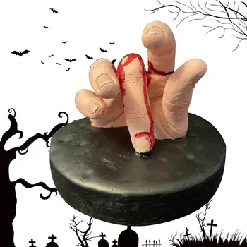 Украшение для рук, отрубленный палец, фигурка из смолы для Хэллоуина, реквизит для фотосессии, отрубленный палец, декор садового стола