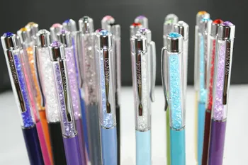 Хрустальная ручка с бриллиантом сверху, металлический корпус, подарочные элементы, хрустальная шариковая ручка stylo для офиса, школы, свадьбы