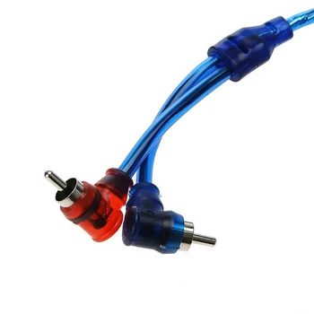 Проводка для установки кабеля автомобильного усилителя RCA Медный провод Автомобильный цифровой стерео аудиокабель Hi-fi 2 м