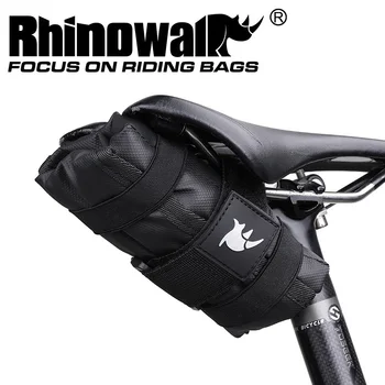 Сумка для инструментов Rhinowalk Bike Маленькая Сумка для велосипедного седла Сумка для велосипедной трубки Верхняя Передняя сумка для рамы MTB велосипеда Задняя