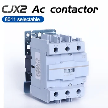 CJX2 8011Контатор переменного тока Промышленного назначения, Condutividade Forte, 110 В, 380 В Катушка из чистой меди 1NO 1NC