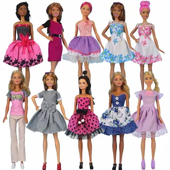 Платье принцессы, юбка, модная одежда для Барби, аксессуары для кукол 30 см, Подарок на День рождения, Игрушки для девочек