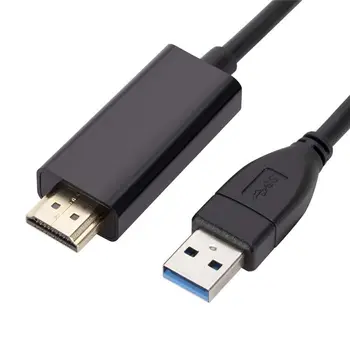 Компьютерные аксессуары Кабель HDMI HDMI-адаптер USB-HDMI-адаптер Кабель-адаптер USB-HDMI Конвертер USB 3.0-HDMI Конвертер