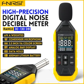 FNIRSI FDM01 Цифровой Измеритель Уровня Звука Измеритель уровня звука Измеритель Децибелометр 30-130 дБ Децибелометр Портативный Измеритель шума
