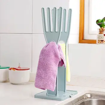 Сверхпрочная Подставка для Перчаток Настольная Сушилка для Перчаток с Дренажной доской Эффективная Кухонная Подставка Для Хранения Перчаток для мытья посуды