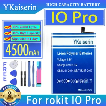 YKaiserin аккумулятор 4500 мАч для аккумуляторов мобильных телефонов rokit IO Pro