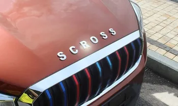 Для Suzuki Vitara S-Cross Scross SX4 2014 2015-2022 Решетка Передней Крышки Наклейка С Буквенным Логотипом Автомобиля, Планки, Аксессуары Для Укладки Автомобилей