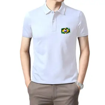 Флаг Бразилии - белая футболка с футбольным дизайном - мужские женские детские размеры