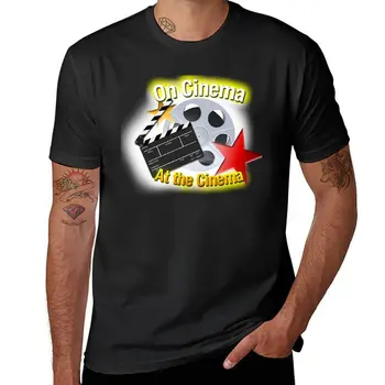 Новинка, футболка с логотипом Cinema at the Cinema, быстросохнущая рубашка, летняя одежда, черные футболки для мужчин