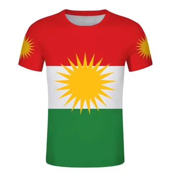Нация Курдистана, Футболка С курдским флагом, Креативный Круглый вырез горловины, Однотонная Графическая Футболка dalkurd ff Для Мужчин, Повседневные Футболки
