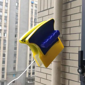 Магнитный очиститель оконных стекол Ручная двусторонняя магнитная щетка Home Magic Wiper Surface Щетка для уборки высотных зданий