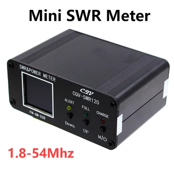 Измеритель стоячей волны 1,8 МГц-50 МГц Измеритель коротких волн КСВ Измеритель мощности Type-C Зарядка FM AM CW SSB 0,5 Вт-120 Вт Сигнализация волны КСВ