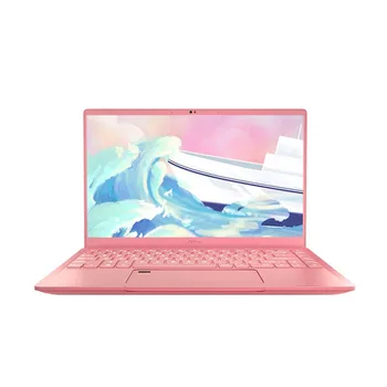 Розовый ноутбук MSI Prestige 14 дюймов i7 с твердотельным накопителем 16G 512G GTX 1650MQ GTX 1650MQ с функцией распознавания лиц