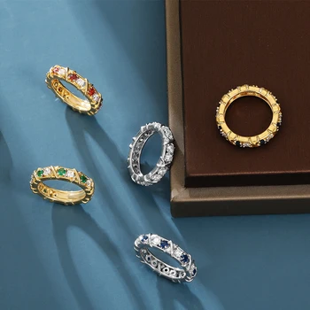 Пара колец классическое серебряное кольцо s925 с цирконом для мужчин и женщин в одном стиле tif свадебный дизайн ювелирные изделия подарок