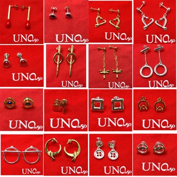 Стильные серьги-гвоздики UNO DE 50 Wolf - Идеальный аксессуар для модных женщин conjunto pendientes plata de ley 925 mujer earring