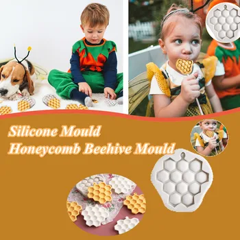 Инструмент для украшения шоколада Fondant Honeycomb Beehive, форма для торта, силиконовая форма для кухни, Шампунь для столовой, совместимый с машиной