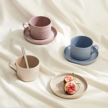 Керамический кофейный сервиз в стиле домашнего обихода Высокого класса, изысканный Ароматизированный чай, чашка для послеобеденного чая, кофейные кружки