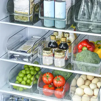 Органайзер для парфюмерии, лосьонов, Универсальные прочные ящики для холодильника, Организованная кладовая для хранения продуктов, Органайзер для холодильника
