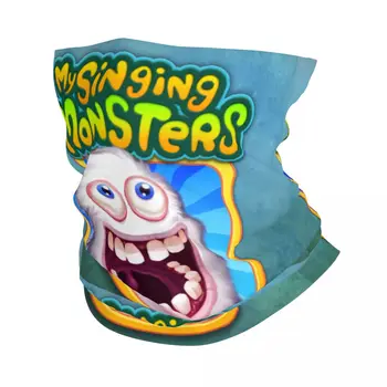 Мужская зимняя грелка для шеи My Singing Monsters, ветрозащитный шарф для лица, гетра для видеоигр 