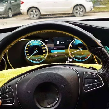 Цифровая Приборная Панель с ЖК-Спидометром Для Mercedes Benz C-Class W205/GLC X205 2015-2018 Панель Виртуальной Приборной панели Кабины