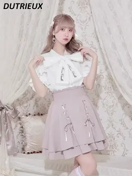 Летняя Женская юбка Массового производства в Японском стиле 
