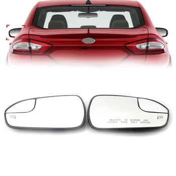 2шт, система помощи при смене полосы движения, зеркало заднего вида с подогревом для Ford Mondeo Fusion 2013-2020, Только версия для США