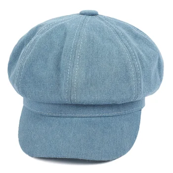 Новая мужская повседневная шляпа газетчика, весенне-осенняя тонкая восьмиугольная шляпа в стиле ретро, модная дикая повседневная шляпа унисекс, дикие восьмиугольные шляпы