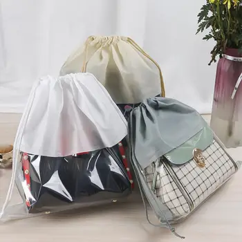 Прочная портативная сумка с видимой поверхностью, эластичная, с тонкой текстурой, сумка-органайзер, сумка для хранения одежды и подарков