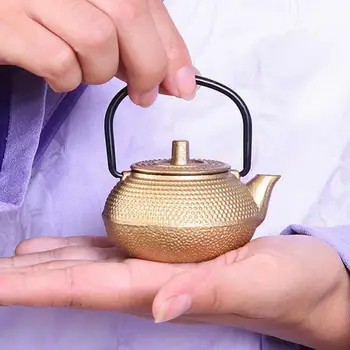 Японский чугунный чайник Тэцубин, 1 шт., Маленький металлический Заварочный чайник