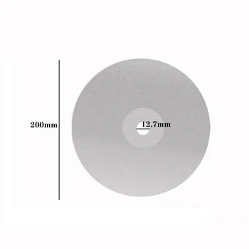 200 мм 8-дюймовые полировальные круги с алмазным покрытием, плоский круг для шлифовки ювелирных изделий, полированный диск с зернистостью 46-2000