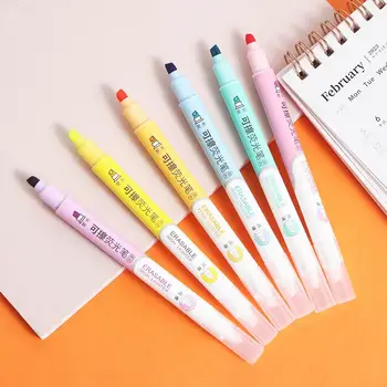 Винтажный прочный маркер для очков, канцелярские принадлежности, ручка для граффити ярких цветов, Флуоресцентная ручка, Стираемый маркер для рисования.
