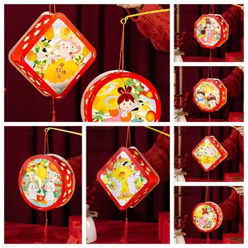 Подвесной фонарь для фестиваля середины осени Милый светящийся фонарь Chang'e Glowing Lantern DIY Rabbit Фестиваль середины осени