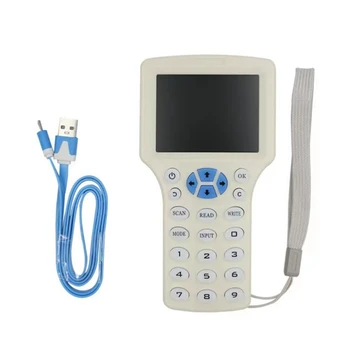 RFID-считыватель, дубликатор, программатор смарт-карт NFC, считыватель карт 125 кГц 13,56 МГц, зашифрованный декодер, Записываемые карты-ключи