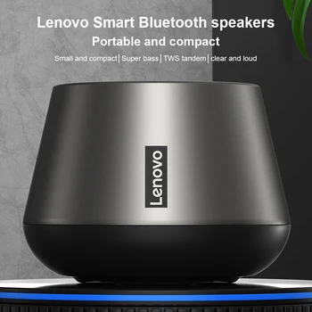 Беспроводной динамик Lenovo K3 Pro, совместимый с Bluetooth, музыкальный плеер с объемным стереозвуком, Громкая связь, громкоговоритель высокой четкости